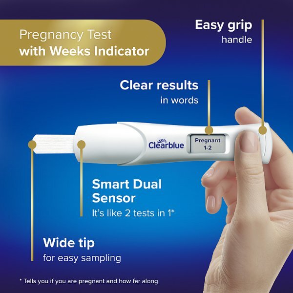 Clearblue Double Check & Date Combo Pregnancy Tests -2 Tests