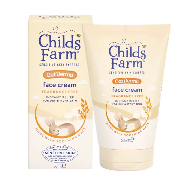Childs Farm Oatderma Face Cream Fragrance-Free 50Ml