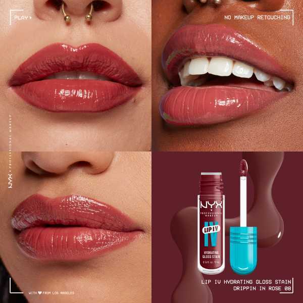NYX Professional Makeup Lip IV Hydrating Gloss Stain Lip Gloss