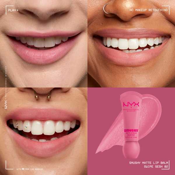 Nyx Professional Makeup Smushy Matte Lip Balm Swipe Sesh