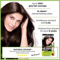 Garnier Nutrisse Permanent Hair Dye Darkest Brown 3
