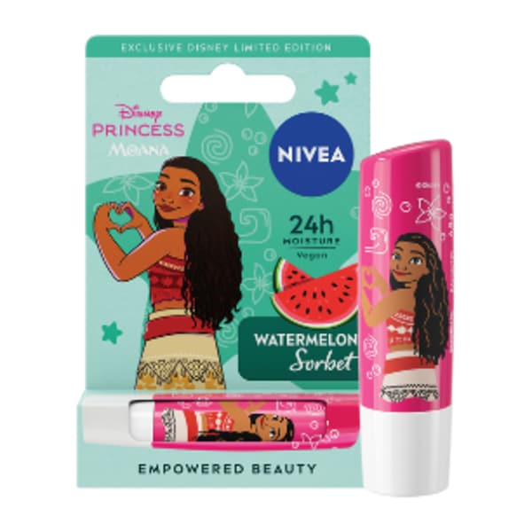 NIVEA Watermelon Sorbet Disney Moana Limited Edition Lip Balm 4.8g