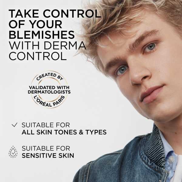 L'Oréal Men Expert Derma Control Moisturiser With Spf30 40ml