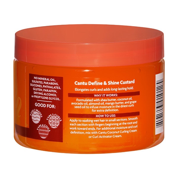 Cantu Shea Butter Natural Hair Define & Shine Custard 340g