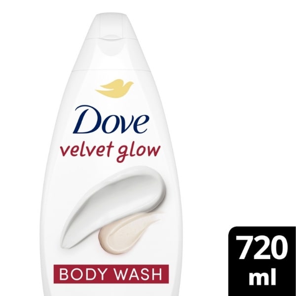 DOVE SILKY VELVET BODY WASH 720ML