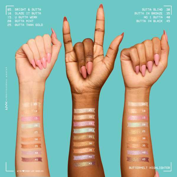 NYX Professional Makeup Buttermelt Highlighter No 1 Butta