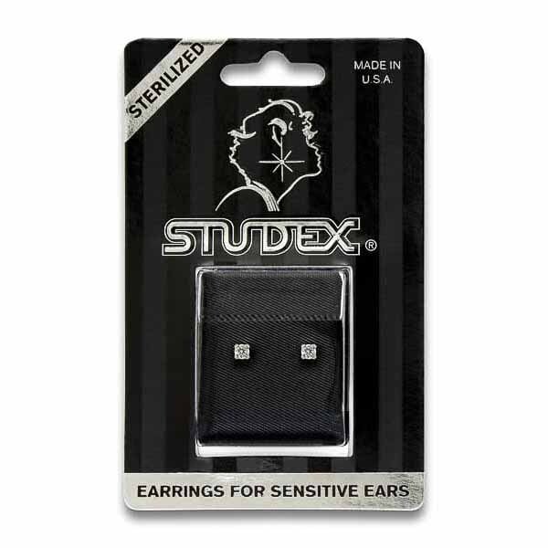 Studex Stainless Steel 3mm CZ Earrings