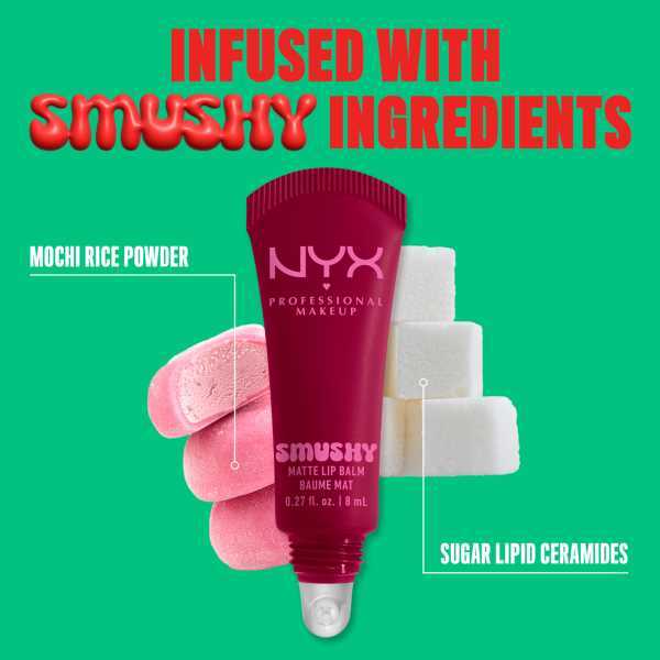 Nyx Professional Makeup Smushy Matte Lip Balm Squeezensizzle