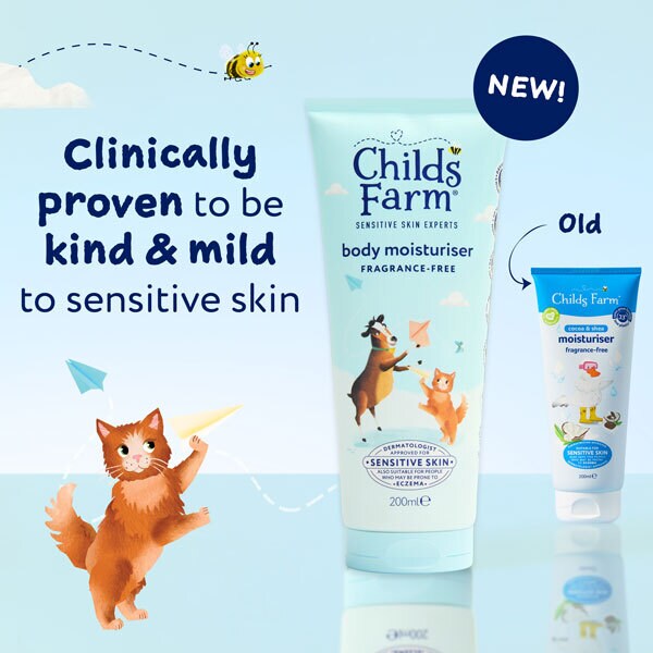 Childs Farm Moisturiser, Fragrance-Free 200Ml