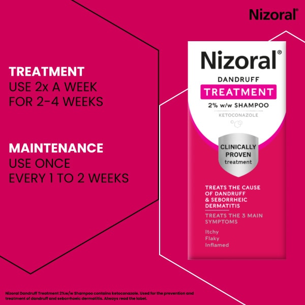 Nizoral Dandruff Treatment 2% W/W Shampoo