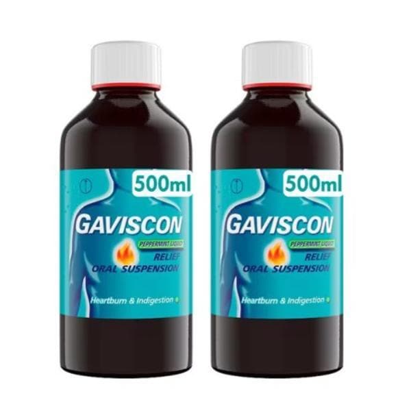 Gaviscon Original Liquids Aniseed 500ml X2