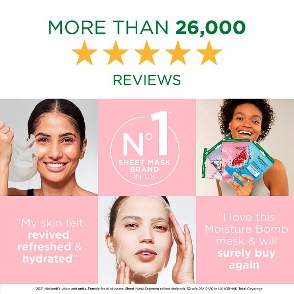 Garnier Moisture Bomb Chamomile Hydrating Face Sheet Mask