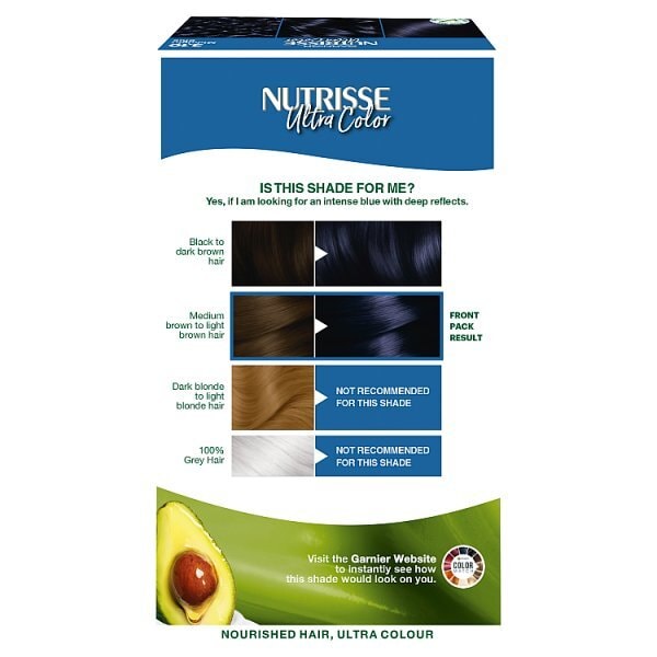 Garnier Nutrisse Ultra Color 3.1  Midnight Blue Permanent Hair Colour