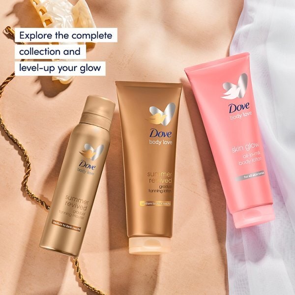 Dove Summer Revived Medium to Dark Gradual Tanning Lotion 200 ml