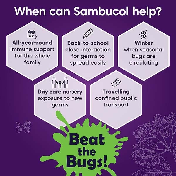 Sambucol Immuno Forte Black Elderberry Liquid 120ml