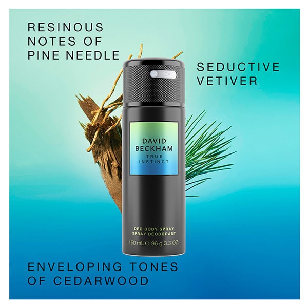 David Beckham True Instinct Deodorant Body Spray for Men 150ml