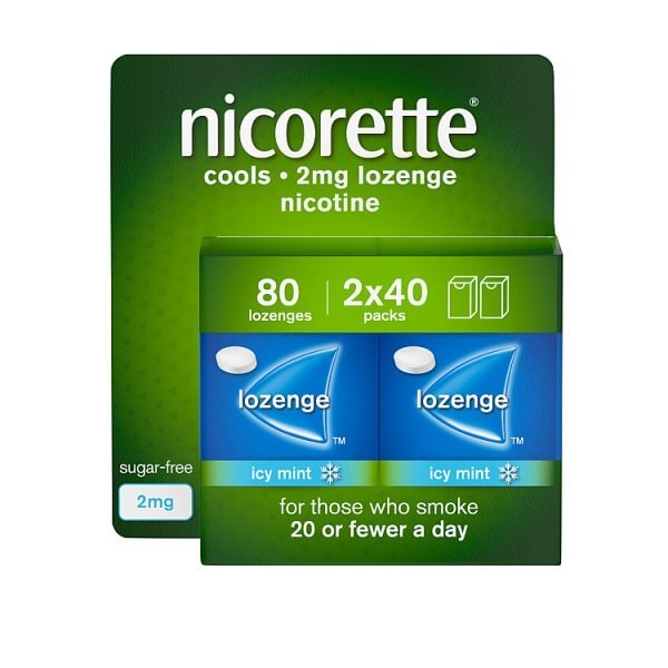 Nicorette® Cools 2Mg Icy Mint Lozenges 80S (Stop Smoking)