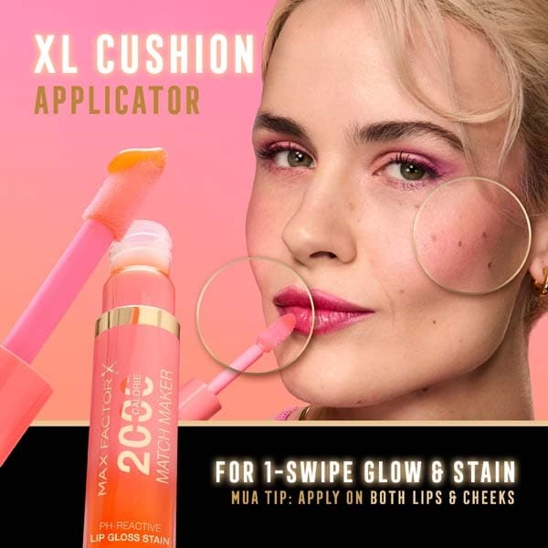 Max Factor 2000 Calorie Match Maker Lip Gloss & Stain 10 Bubbly