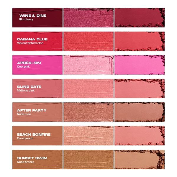 Morphe Cheek Thrills Multi-Finish Face Trio - Sunset Swim
