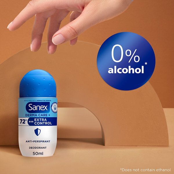Sanex Derma Care+ Extra Control 72Hr Antiperspirant 50Ml