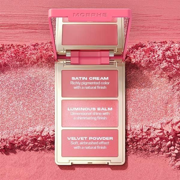 Morphe Cheek Thrills Multi-Finish Face Trio - Cabana Club