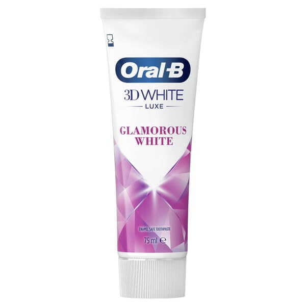 Oral-B 3D White Advanced Luxe Glamorous White Toothpaste 75ml