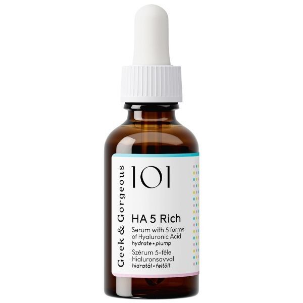 Geek & Gorgoeus 101 Ha 5 Rich Hyaluronic Acid Serum 30ml