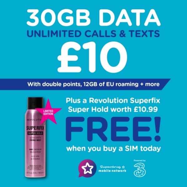 Superdrug Mobile SIM card