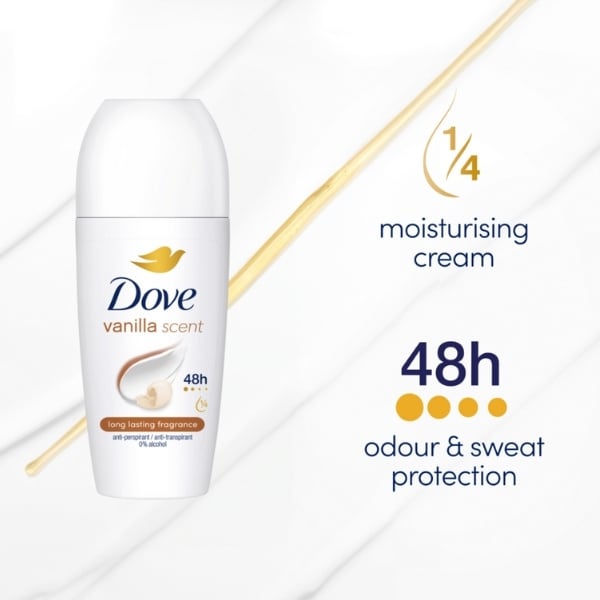 DOVE ROLL ON VANILLA 50ML