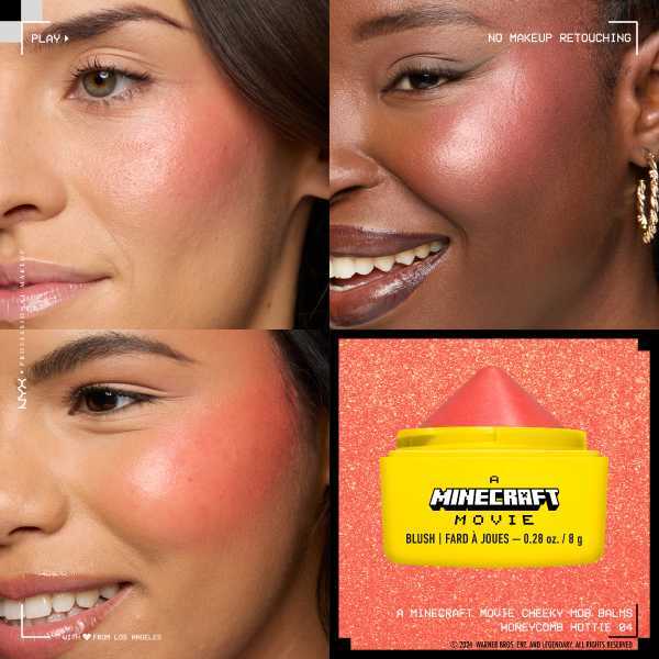 NYX Professional Makeup A MINECRAFT MOVIE Cheeky Mob Balms