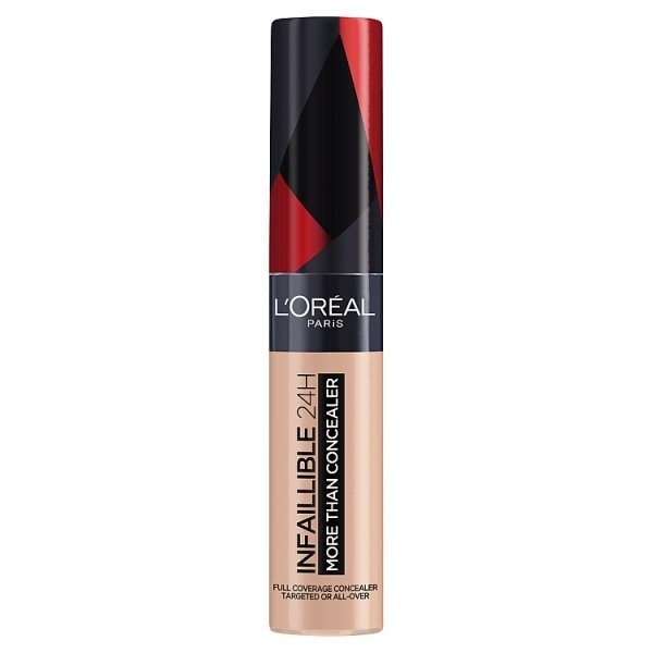 L'Oréal Paris Concealer, Full Coverage Makeup for Face, Infallible More Than Concealer, Natural Matte Finish, Up to 24 Hour Wear, for Dark Circles, Blemishes, Uneven Skin Tone, Shade 322 Ivory