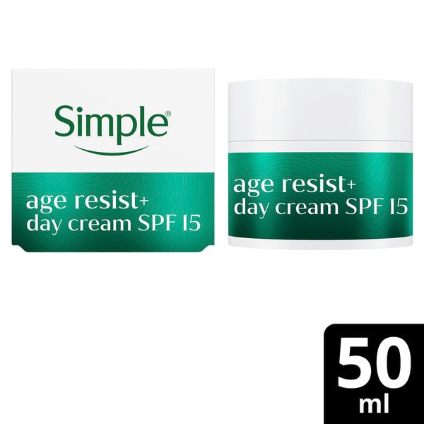 Simple Face Cream Ageres Day Spf15 50Ml