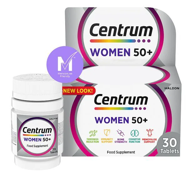 Centrum Women 50+ Multivitamins & Minerals, 30 Tablets