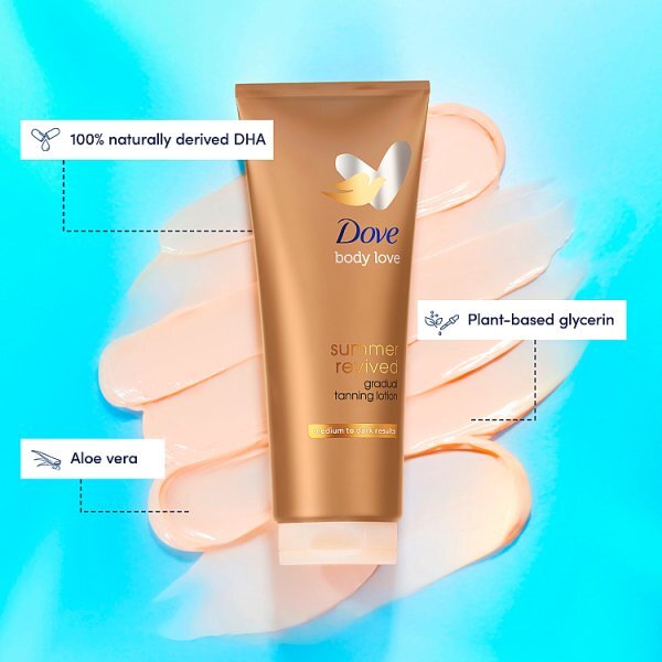 Dove Summer Revived Medium to Dark Gradual Tanning Lotion 200 ml