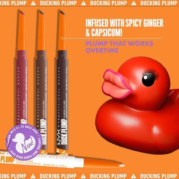 NYX Professional Makeup Duck Plump Plumping Lip Liner Double Dose