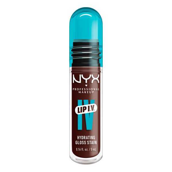 NYX Professional Makeup Lip IV Hydrating Stain Lip Gloss Mocha Me Wet