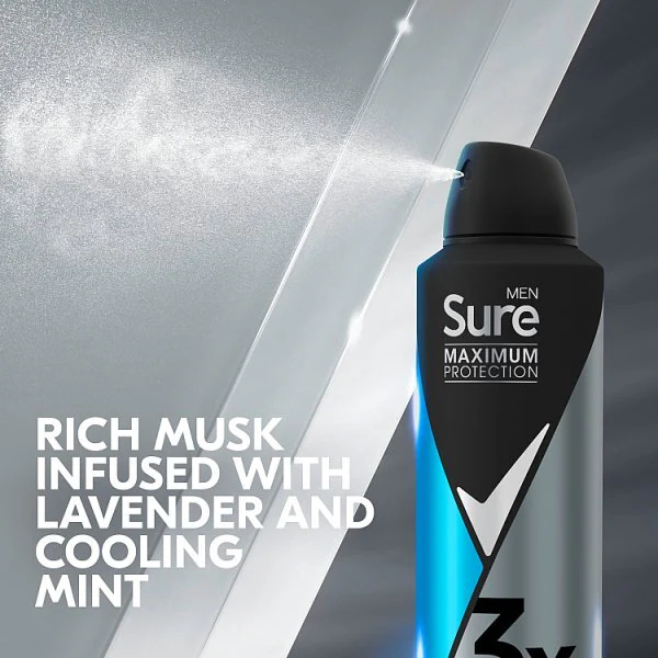 Sure Men Antiperspirant Deodorant Max Pro Cobalt 150Ml