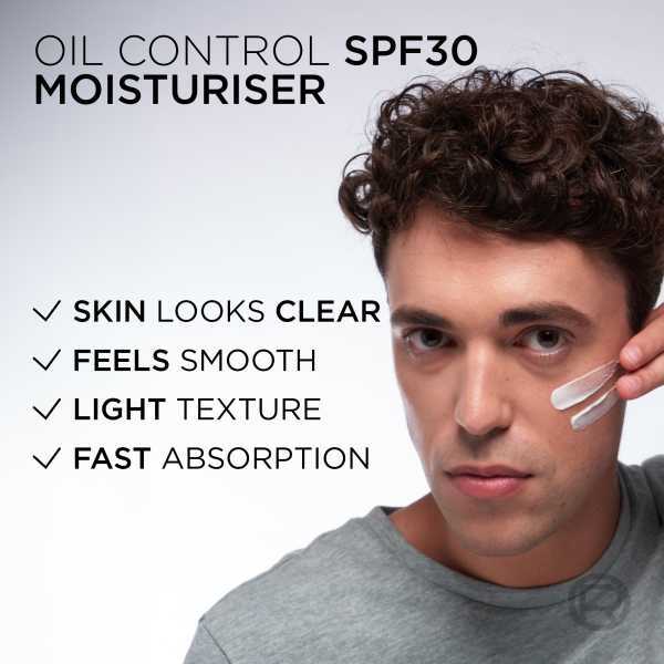 L'Oréal Men Expert Derma Control Moisturiser With Spf30 40ml