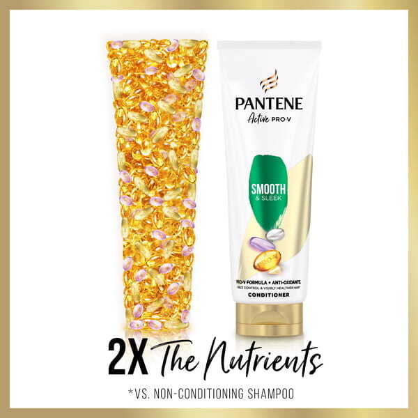 Pantene Smooth & Silky Hair Conditioner 350Ml