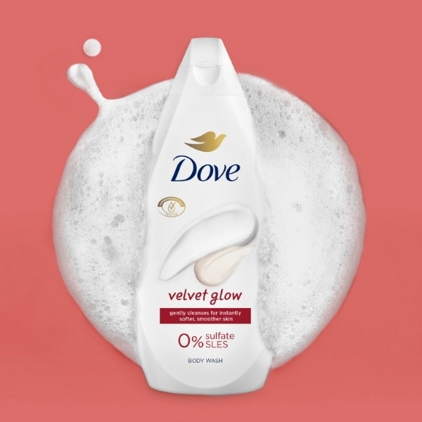 DOVE SILKY VELVET SHOWER GEL 450ML