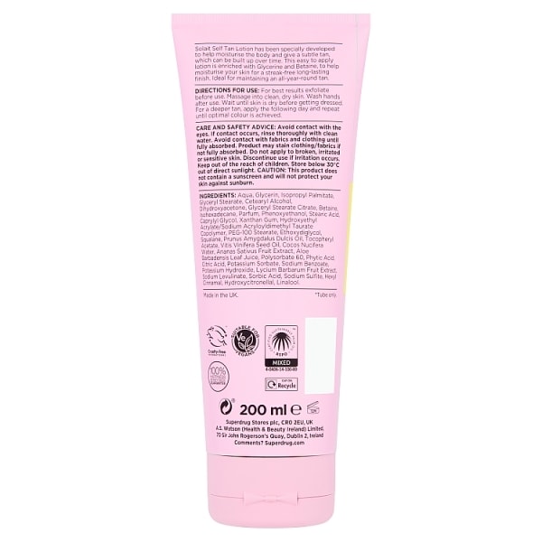 Solait Gradual Tan Dark 200ml