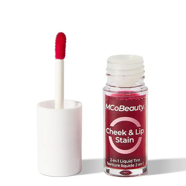 MCoBeauty Cheek & Lip Stain - Rosy Red