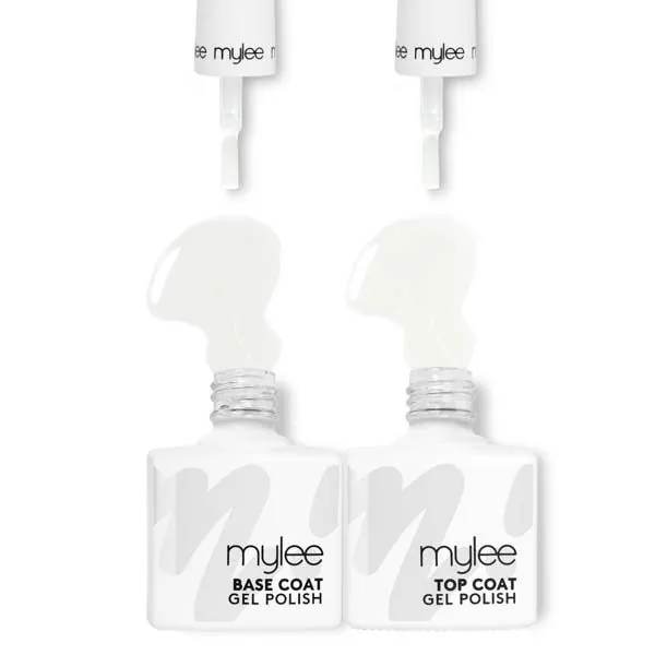 Mylee Gel Nail Polish No Wipe Top And Base Coat Duo 2X10ml