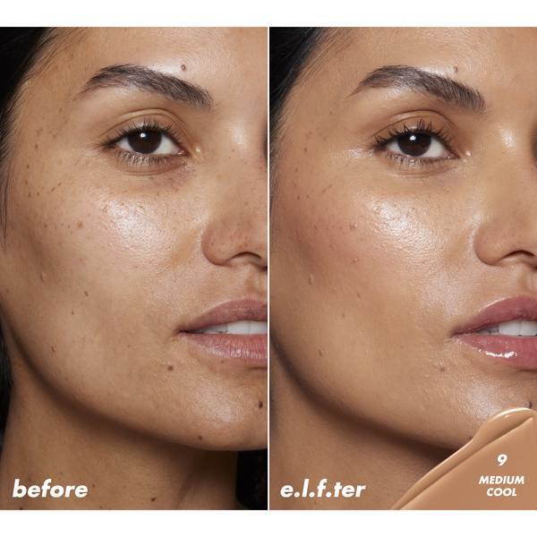 e.l.f. Halo Glow Skin Tint SPF 50 - 9 Medium Cool