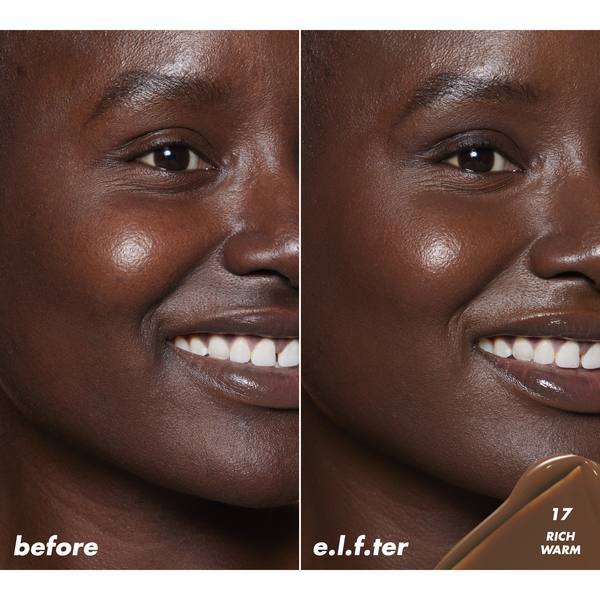 e.l.f. Halo Glow Skin Tint SPF 50 - 17 Rich Warm