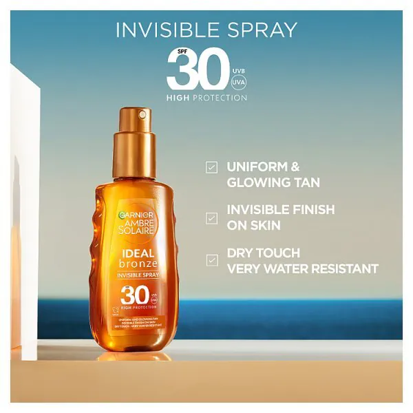 Garnier Ambre Solaire Ideal Bronze Spray Spf 30 150ml