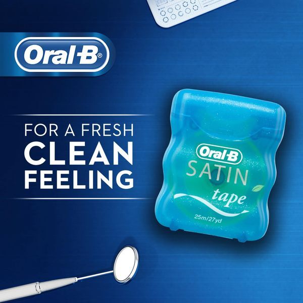 Oral-B Satin Tape Dental Floss 25M