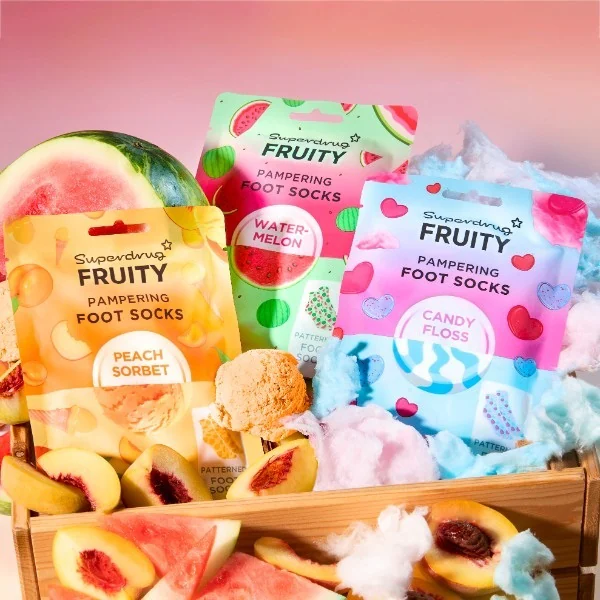 Superdrug Footsock Pack Candyfloss