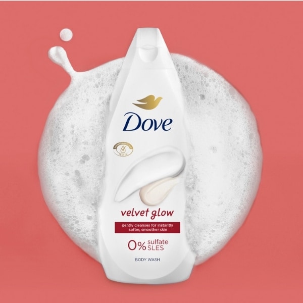 DOVE SILKY VELVET BODY WASH 720ML