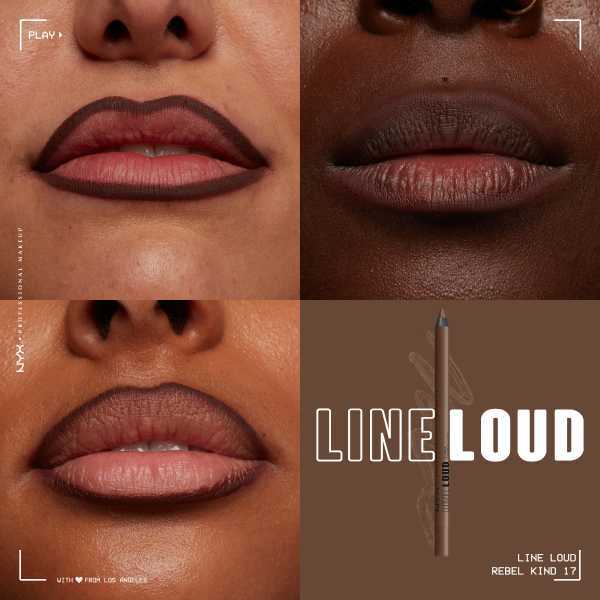 Nyx Professional Makeup Line Loud Lip Liner Rebel Kind